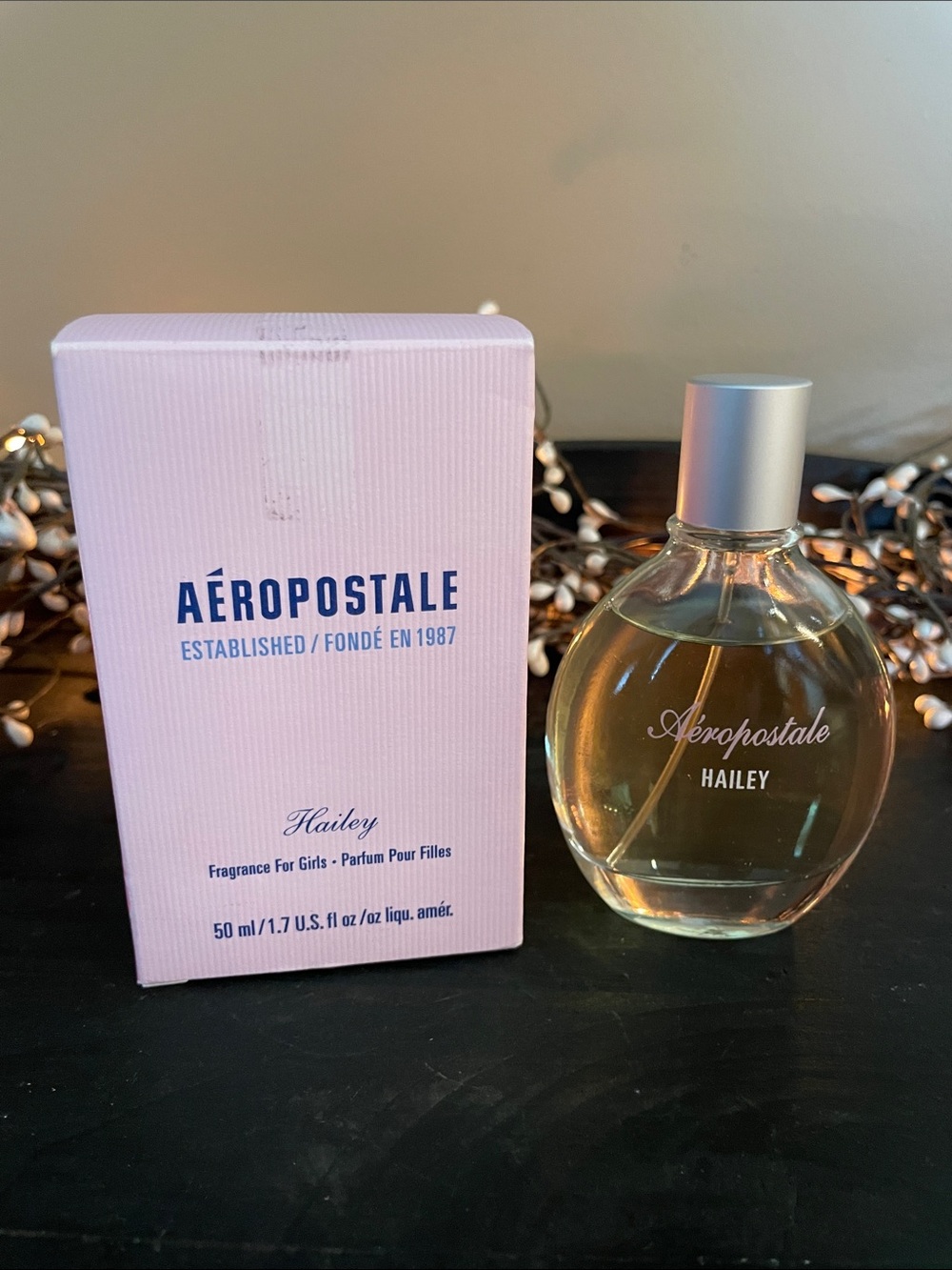 VERY RARE Boxed Aeropostale Hailey Women's Body Fragrance-Full Bottle - 1.7 Oz.